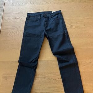 rag & bone Men's Deep Navy Straight Jeans